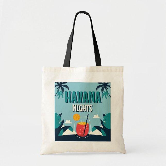 Bolso De Tela "Noches de La Habana" (Frente)