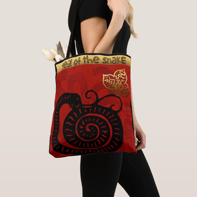Bolso De Tela Nochevieja china Año Nuevo Zodiac TB (Detalle)