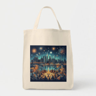 Bolso De Tela Nochevieja en Nueva York