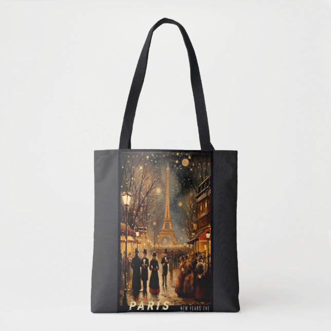 Bolso De Tela Nochevieja en París (Anverso)