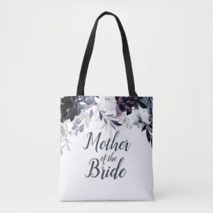 Bolso De Tela Nocturna Floral Madre de la novia