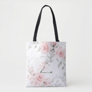 Bolso De Tela Nodesmaid Rubor Rosa Rosa Monograma Z