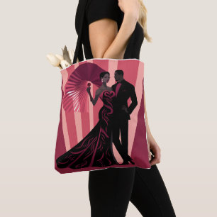 BOLSO DE TELA NOIR ELEGANCE-RED #1