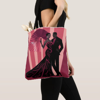 BOLSO DE TELA NOIR ELEGANCE-RED #1