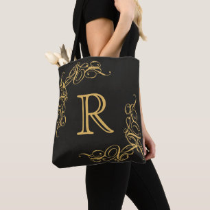 Bolso De Tela Noir Luxe