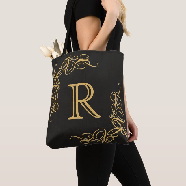 Bolso De Tela Noir Luxe (Detalle)