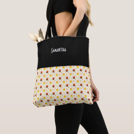 Bolso De Tela Nombra de maíz dulce de nenas de Halloween