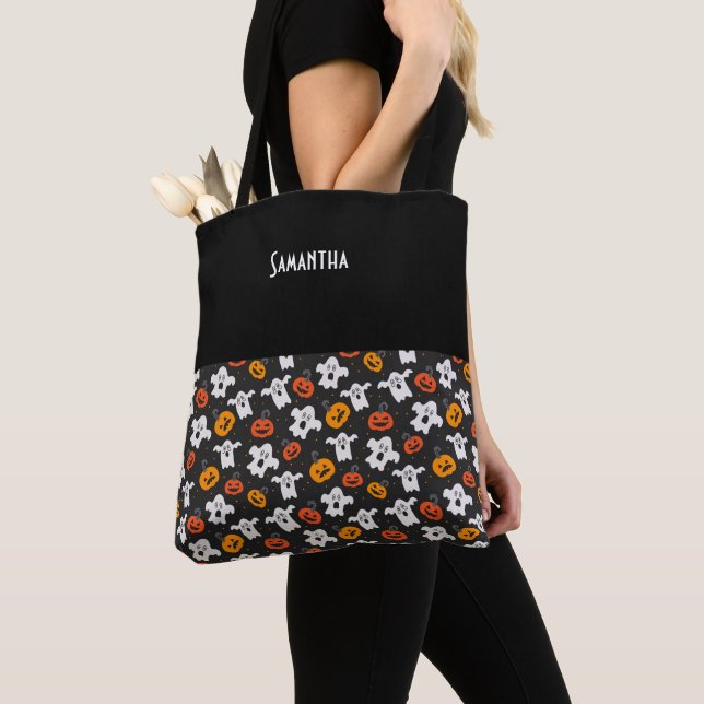 Bolso De Tela Nombramiento de fantasmas y gafas de Jack Hallowee (Detalle)