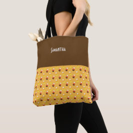 Bolso De Tela Nombramiento de niño Naranja de Halloween Candy Co