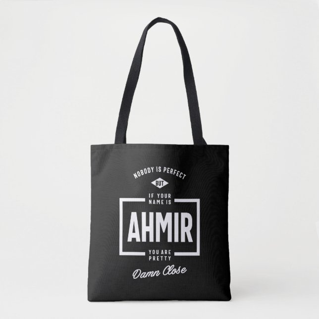 Bolso De Tela Nombramiento personalizado de Ahmir Regalo de cump (Anverso)