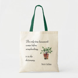 Bolso De Tela Nombre, arte humorístico que dice, Tote de algodón