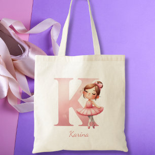 Bolso De Tela Nombre de Ballerina