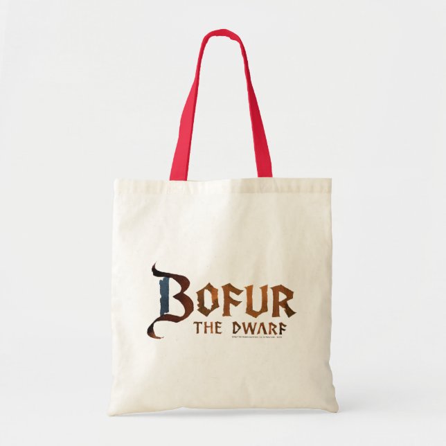 Bolso De Tela Nombre de Bofur (Frente)