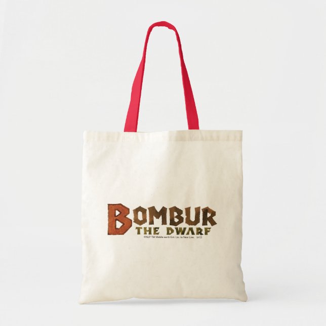 Bolso De Tela Nombre de Bombur (Frente)