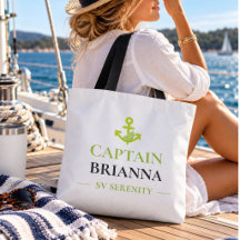 Nombre de Capitán Personalizado y Nombre de Barco 