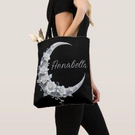 Bolso De Tela Nombre de diosa lunar personalizado celestial en n