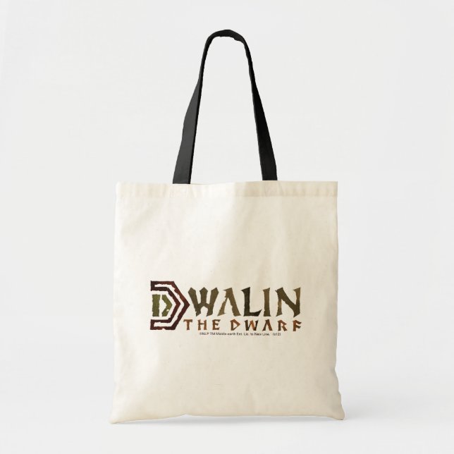 Bolso De Tela Nombre de Dwalin (Frente)