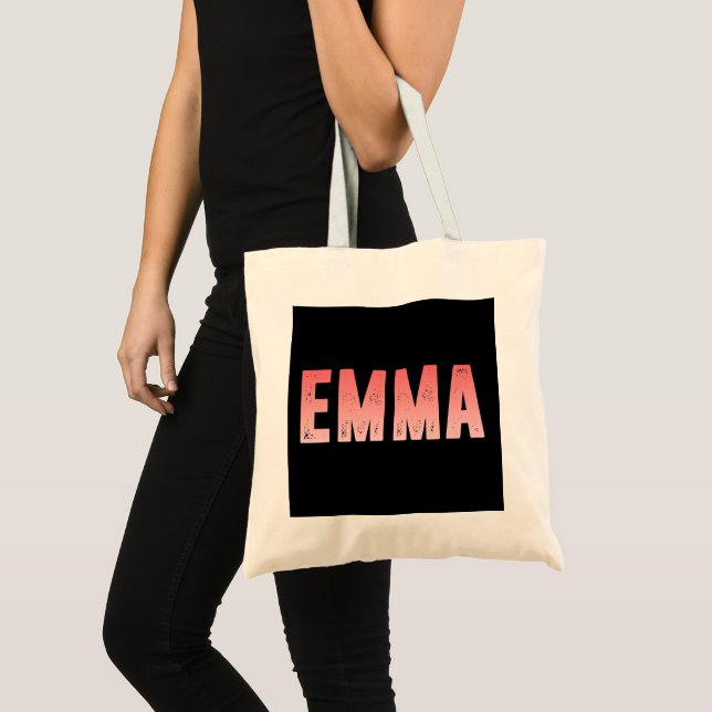 Bolso De Tela Nombre de Emma (Anverso (producto))