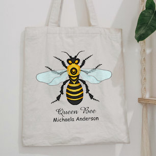 Bolso De Tela Nombre de encargo del bonito el   de la abeja