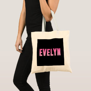 Bolso De Tela Nombre de Evelyn