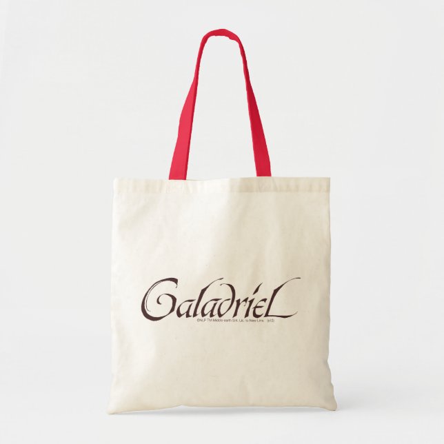 Bolso De Tela Nombre de galadriel sólido (Frente)