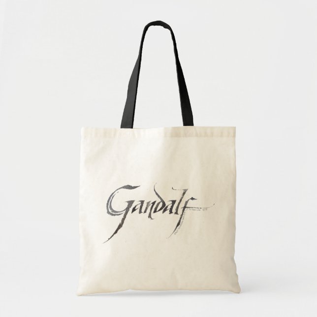 Bolso De Tela Nombre de Gandalf texturizado (Frente)