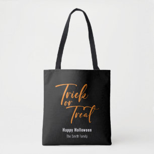 Bolso De Tela Nombre de Halloween de Personalizado de escritura