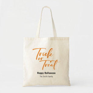 Bolso De Tela Nombre de Halloween de Personalizado de escritura