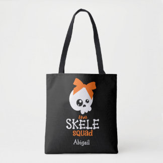 Bolso De Tela Nombre de Halloween de truco o tratamiento de Nara