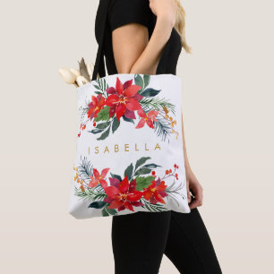 Bolso De Tela Nombre de las cubetas de color de agua floral de P