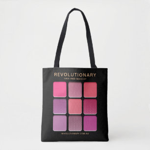 Bolso De Tela Nombre de Negocio Moderno Rosa Femenino Maquillado