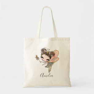 Bolso De Tela Nombre de niña mágica encantada Pixie Hada Compras
