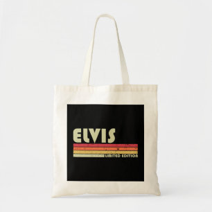 Bolso De Tela Nombre de regalo ELVIS Personalizado Funny Retro V