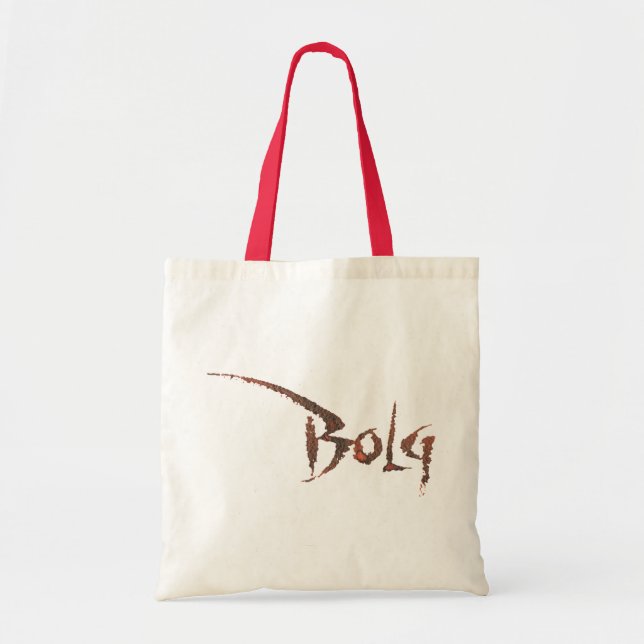 Bolso De Tela Nombre del Bolg (Frente)