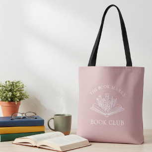 Bolso De Tela Nombre del Club de Amantes de los Libros 