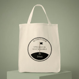 Bolso De Tela Nombre del Club de Golf Scramble