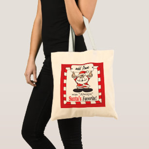 Bolso De Tela Nombre del DIY favorito de Santa