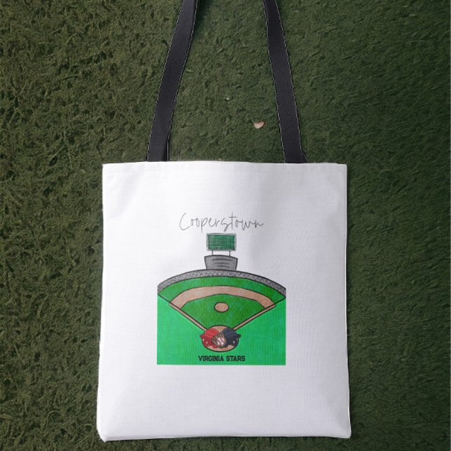 Bolso De Tela Nombre del equipo de campo de Cooperstown Personal (Subido por el creador)