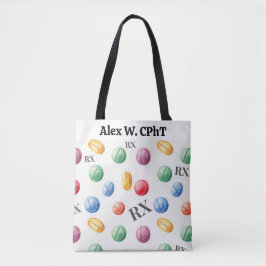 Bolso De Tela Nombre del Personalizado de farmacia personalizado