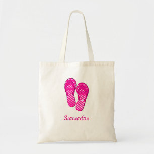 Bolso De Tela Nombre del personalizado del rosa del verano del