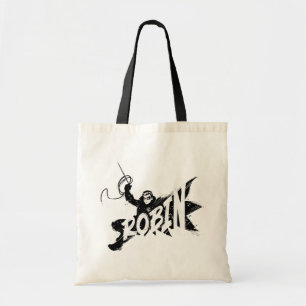 Bolso De Tela Nombre del pincel de tinta Robin