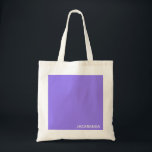 Bolso De Tela Nombre en color púrpura Jacaranda<br><div class="desc">Nombre en color púrpura Jacaranda</div>