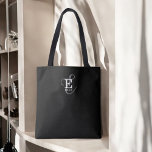 Bolso De Tela Nombre exclusivo de estilo y tipografía monográfic<br><div class="desc">Un hermoso diseño de bolsos de tote con una elegante representación de su nombre y monograma con serios clásicos y una tipografía de escritura más ornamentada en una armonía equilibrada y simétrica. Los tres elementos se mezclan con una sofisticada armonía y crean su propio logotipo de marca personal. Se muestra...</div>
