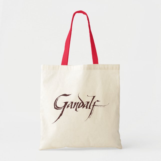 Bolso De Tela Nombre Gandalf Sólido (Frente)