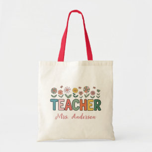Bolso De Tela Nombre personalizado Apreciación del profesor de F