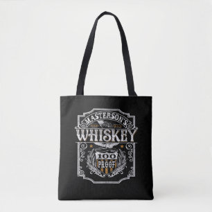 Bolso De Tela NOMBRE personalizado Bar de cervecería Old West Wh