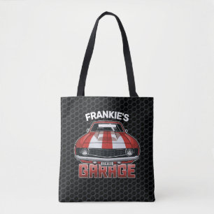 Bolso De Tela NOMBRE Personalizado Clásico Camaro Muscle Car Gar
