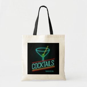 Bolso De Tela Nombre personalizado COCTAILS