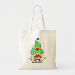Bolso De Tela Nombre personalizado Cute Gnome Cookies Gorra Cake