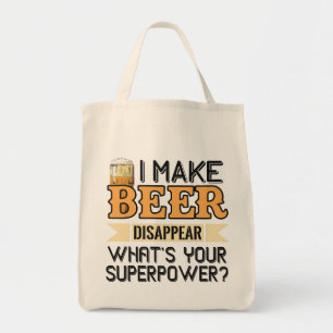 Bolso De Tela Nombre personalizado de Beer Superpower